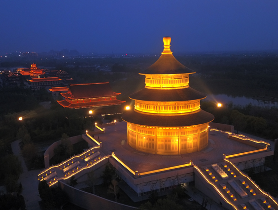 月色印古寺，光影绘禅意 — 乐竞官网照明庆云金山寺项目